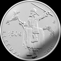 Литва 1.5 евро, 2019 Традиционные Литовские праздники - Марди Гра UNC
