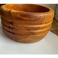 Ваза, фруктовница. Деревянная подставка. Ручная работа