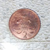 2 пенса 1988 года Великобритания. Королева Елизавета 2.