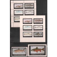Стаффа(Шотландские ос-ва)-1982 , ** , Морская  Фауна, Рыбы,