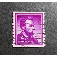Марка США 1954 год Линкольн