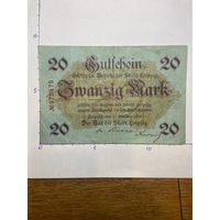 Германия нотгельд 20 марок 1918 г.- Лейпциг - 2001