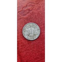 Франция 1 франк 1942