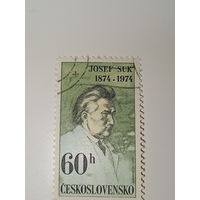 Чехословакия 1974 год Столетие со дня рождения чешского композитора и скрипача Йозефа Сука (1874–1935).