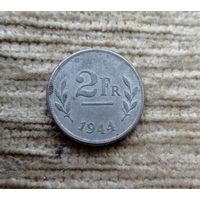 Werty71 Бельгия 2 франка 1944