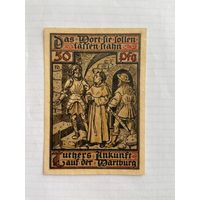 Нотгельд 50 пфеннигов. Эйленах. Веймарская республика - 04 (2)