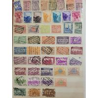 С 1 руб. Подборка железнодорожных марок Бельгии. 48 шт разных