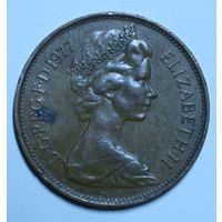 Великобритания, 2 пенса, 1977 год