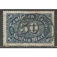 Германия(Веймарская Республика) Цифра в овале. 1922г. Mi#246.