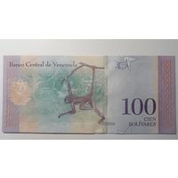 Венесуэла, 100 боливаров 2018 г. Серия F. UNC.