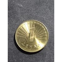 Македония 1 денар 2016 Unc