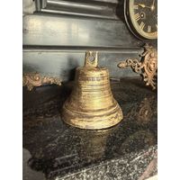 Старинный колокольчик латунь 6 номер