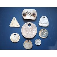 Жетоны. 8шт.