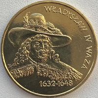 Польша 2 злотых 1999 г. Владислав IV Ваза (1632-1648)