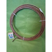 Провод обмоточный с двойной стекловолокнистой изоляцией ПСДКТ прямоугольный шинка 2,5х8 мм (СССР)