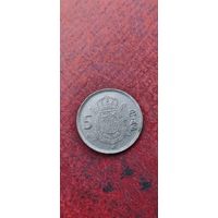 Испания 5 песет 1984