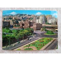 Италия, Генуя. Площадь Дж. Верди и станция Бриньоле