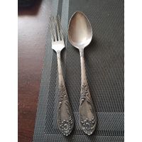 Шикарная пара мельхиор.