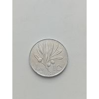 Италия 10 лир 1949 год