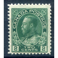 Британские колонии - Канада - 1922/25г. - король Георг V, 2 с - 1 марка - MNH [Mi 106 A]. #3-WB-82-A-1