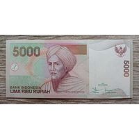 Werty71 Индонезия 5000 рупий 2001 UNC банкнота