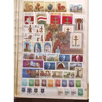 Марки РБ 90-х  76 шт + 5 блоков с 1 рубля без мин.