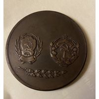 Настольная бронзовая медаль 1972 г
