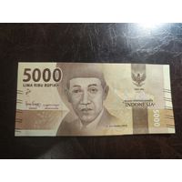 Индонезия 5000 рупий образца 2019 года UNC p156