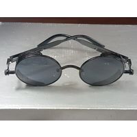 Очки тишейды Альпинист, круглые очки с боковыми шторка . Солнцезащитные очки в классической оправе Авиатор или капелька . 1980-х годов .Предсезонная распродажа Винтажных солнцезащитных очков с рубля !