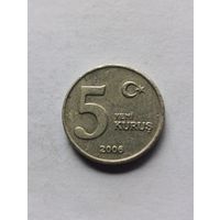 Турция. 5 Куруш 2006 года. (4).