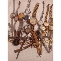 Часы женские лотом с рубля без мпц!