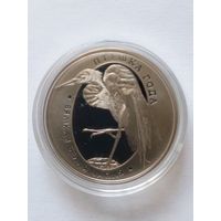 1 рубль 2008 г.Вялiкая белая цапля.
