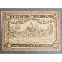 Нотгельды Австрия Гольдворт, 50 геллеров 1920 год