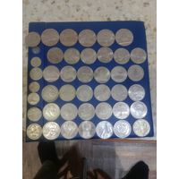 Монеты юбилейные,вместе с альбомом