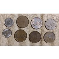 Монеты Нидерланды. 8 лот
