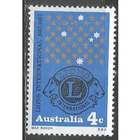 Австралия. 50 лет Леон-клубу. Эмблема. 1967г. Mi#387.