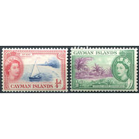 Кайманы 1953 ** часть серии 2 марки (SG 148-149), Британские колонии