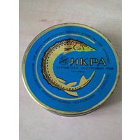 Банка жестяная из СССР. Икра зернистая осетровых рыб.