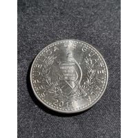 Гватемала 25 сентаво 2011 Unc