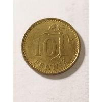 Финляндия 10 пенни 1972