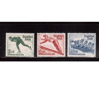 Германия(Рейх)-1935,(Мих.600-602)  ** ,  Спорт, Зимняя ОИ-1936 (полная серия)