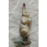 Ёлочная игрушка зайчик