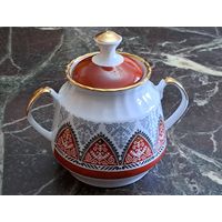 Сахарница фарфор RPR Рижский фарфоровый завод Латвия 60-е годы