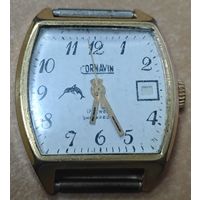 Позолоченные часы Cornavin. Нечастые. На ходу