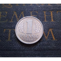 1 пфенниг 1989 (A) Германия ГДР #12 XF
