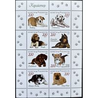 Казахстан 2019 Фауна. Собачки. Малый лист. MNH