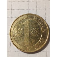 1 марка Финляндия 1998 год.