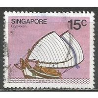 Сингапур. Парусник. 1980г. Mi#345.