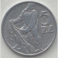 Польша 5 злотых 1960 г.