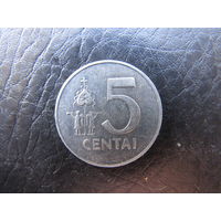 Литва. 5 центов. 1991. С 20 копеек. Распродажа коллекции. Смотрите другие лоты.